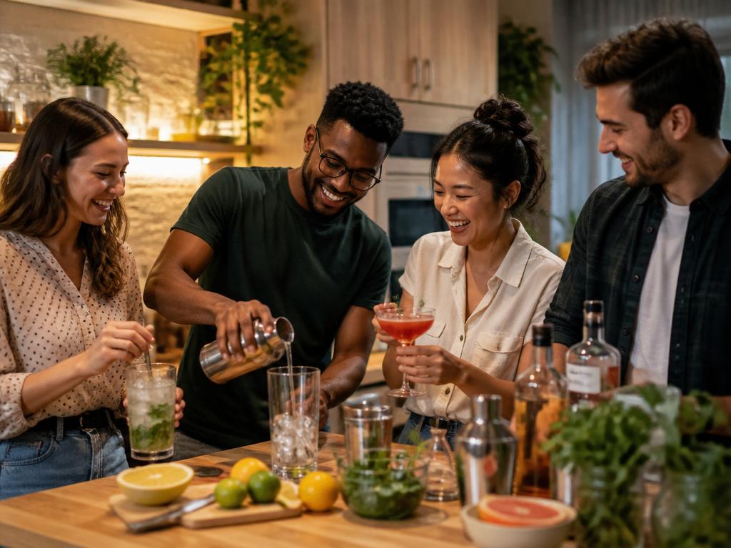 Empreendedores e equipes de bar